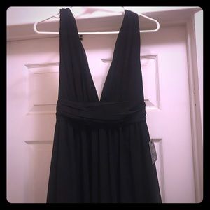 Lulu Black Chiffon Dress
